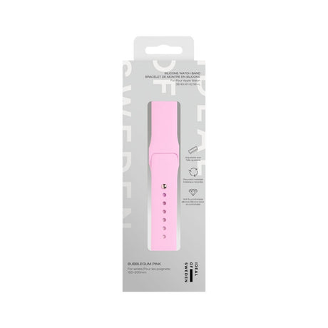 Apple Watch (38/40/SE/41/42mm) iDeal of Sweden Silikone Urrem - Str. M/L - Bubblegum Pink