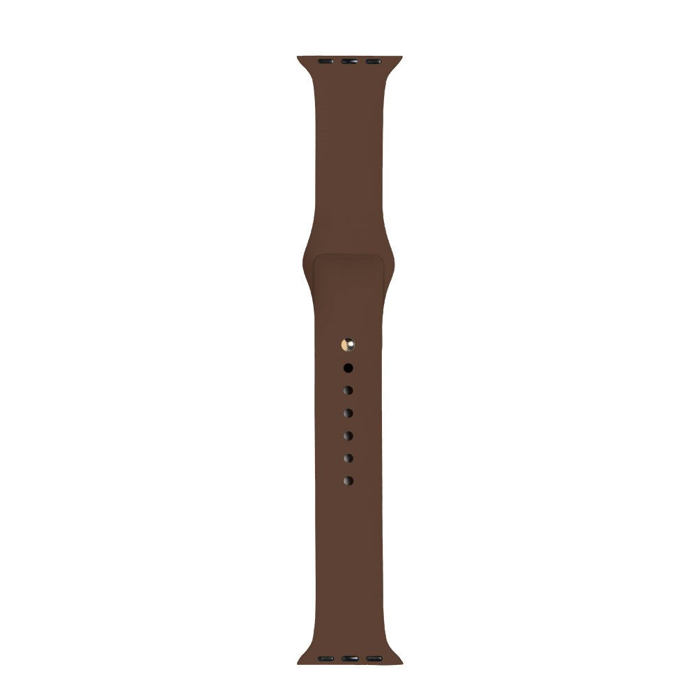 Apple Watch (38/40/SE/41/42mm) iDeal of Sweden Silikone Urrem - Str. S/M - Mocha Mousse