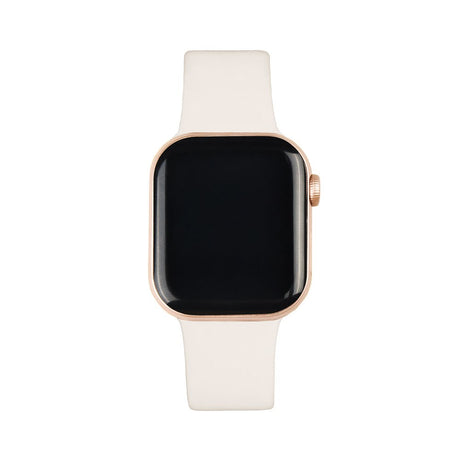 Apple Watch (38/40/SE/41/42mm) iDeal of Sweden Silikone Urrem - Str. S/M - Cloud Dancer