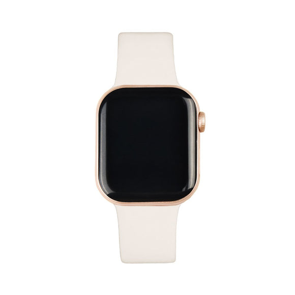 Apple Watch (38/40/SE/41/42mm) iDeal of Sweden Silikone Urrem - Str. S/M - Cloud Dancer