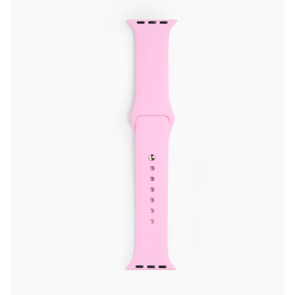 Apple Watch (42/44/SE/45/46/49mm) iDeal of Sweden Silikone Urrem - Str. M/L - Bubblegum Pink