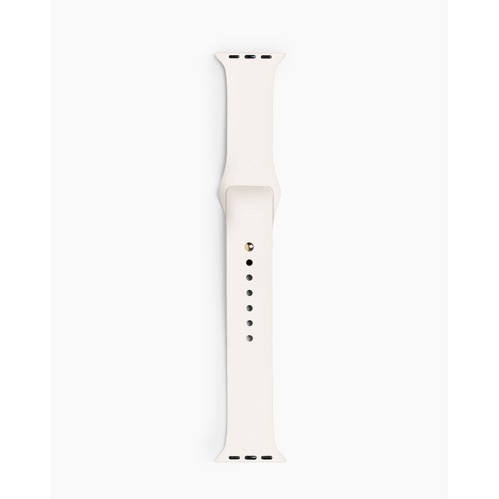 Apple Watch (42/44/SE/45/46/49mm) iDeal of Sweden Silikone Urrem - Str. M/L - Cloud Dancer