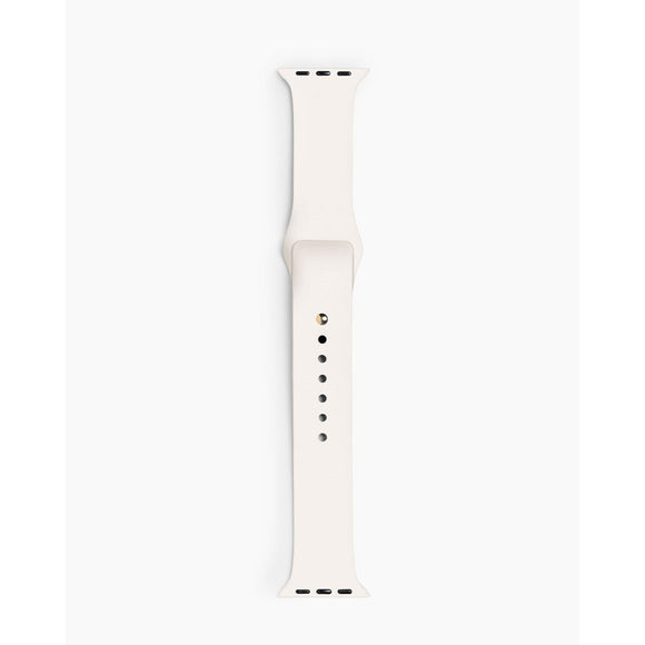Apple Watch (42/44/SE/45/46/49mm) iDeal of Sweden Silikone Urrem - Str. M/L - Cloud Dancer