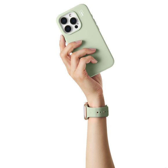 Apple Watch (42/44/SE/45/46/49mm) iDeal of Sweden Silikone Urrem - Str. S/M - Sage Green