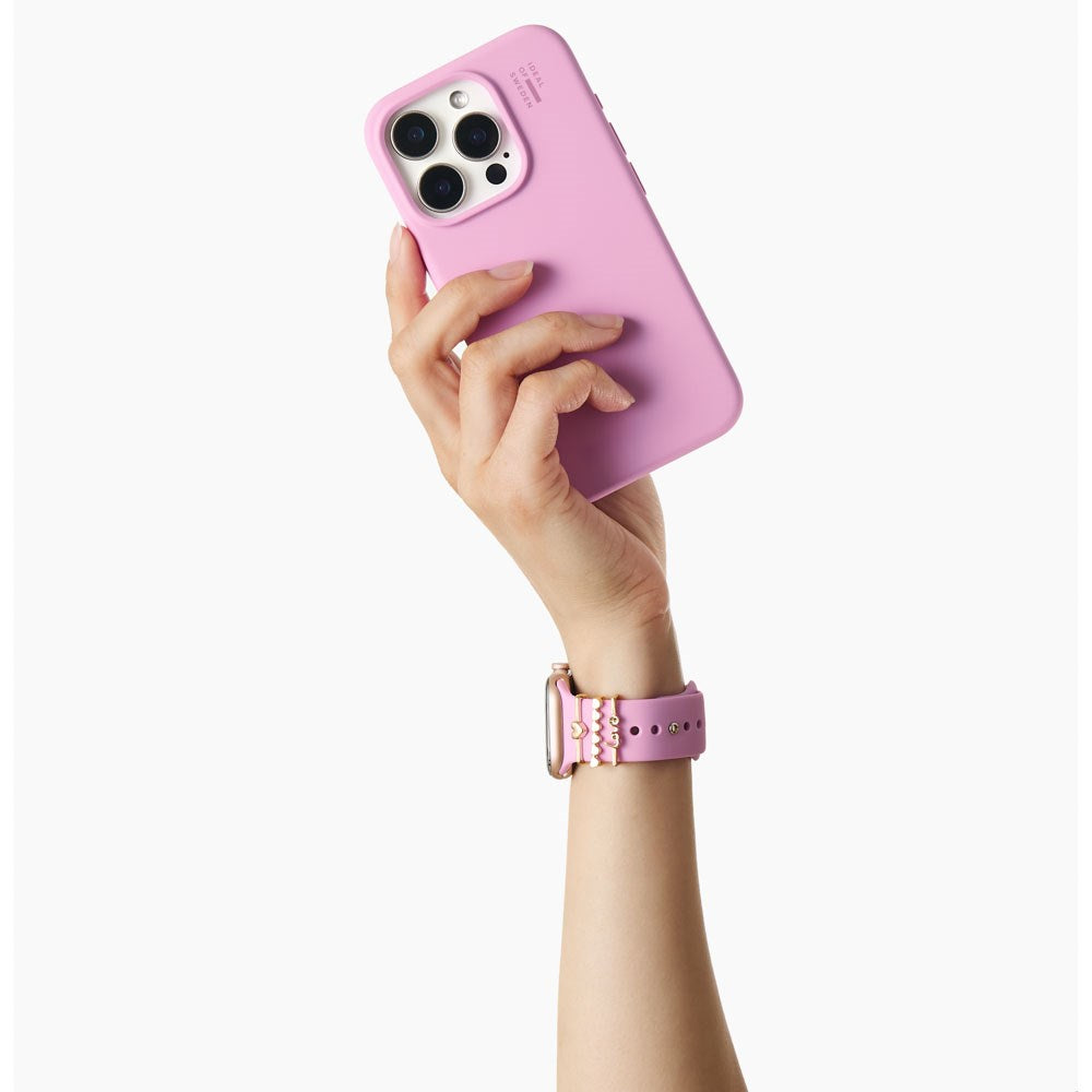 Apple Watch (42/44/SE/45/46/49mm) iDeal of Sweden Silikone Urrem - Str. S/M - Bubblegum Pink