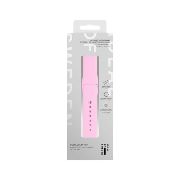 Apple Watch (42/44/SE/45/46/49mm) iDeal of Sweden Silikone Urrem - Str. S/M - Bubblegum Pink