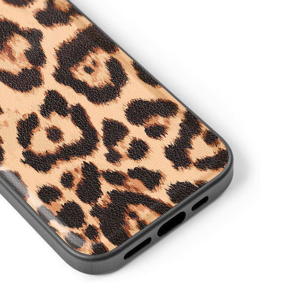 iDeal Of Sweden iPhone 17e / 16e / 15 / 14 / 13 Vegan Leather Case - Timeless Leo