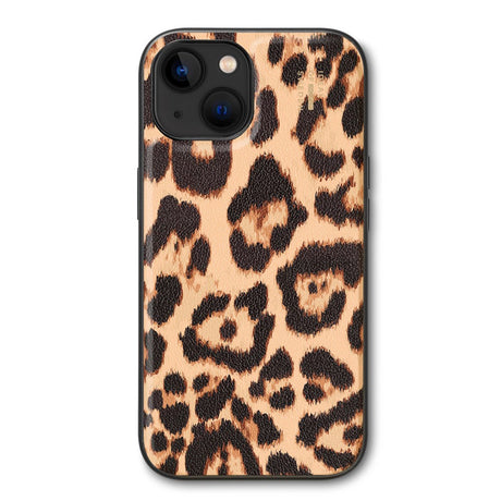 iDeal Of Sweden iPhone 17e / 16e / 15 / 14 / 13 Vegan Leather Case - Timeless Leo