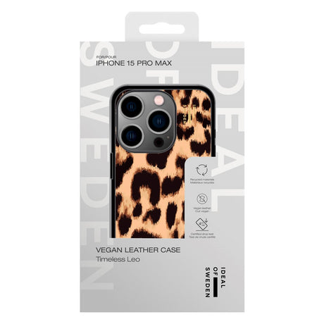 iDeal Of Sweden iPhone 15 Pro Max Vegan Leather Case - Timeless Leo