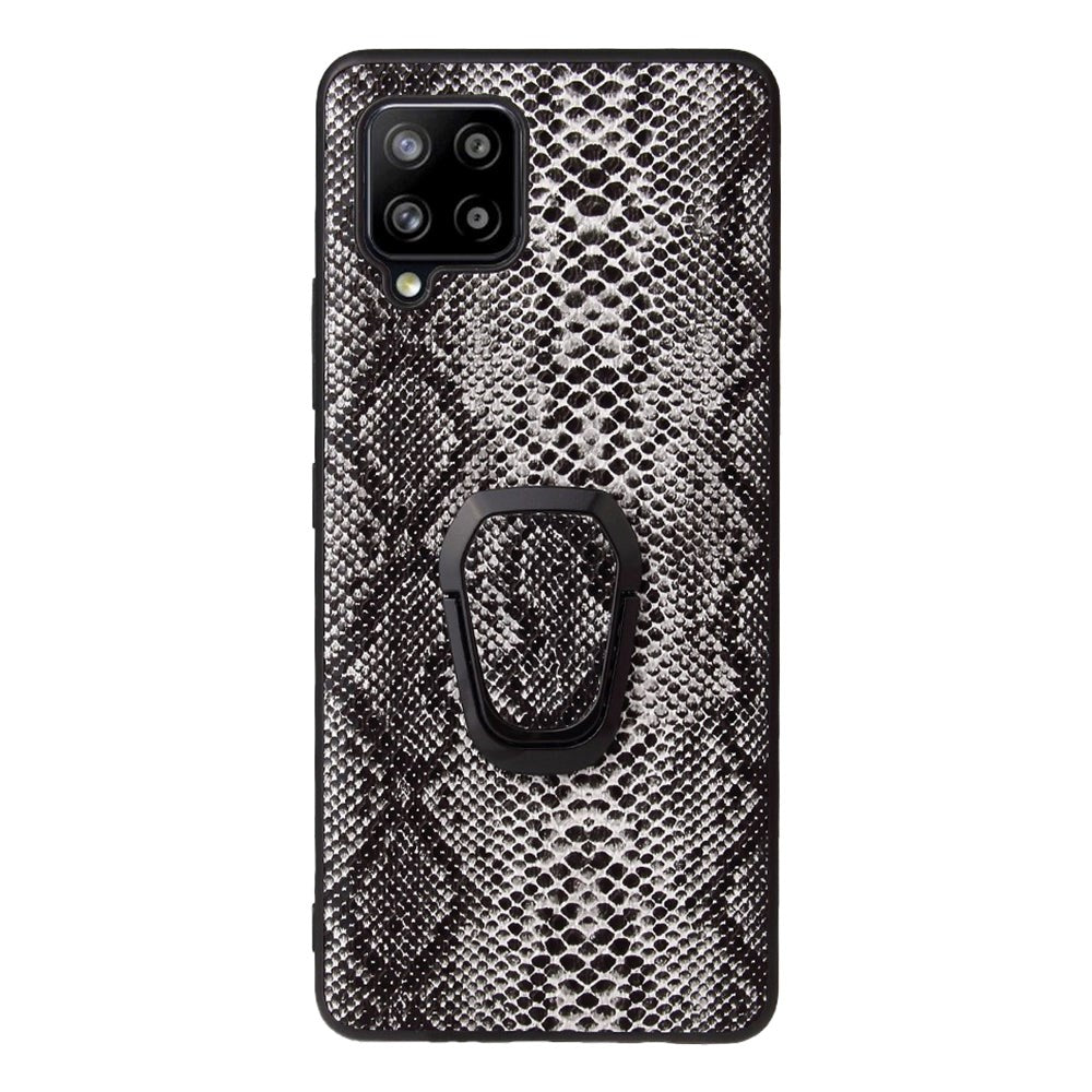 Samsung Galaxy A42 (5G) Plastik Cover m. Magnetisk Kickstand Fingerring - Slange