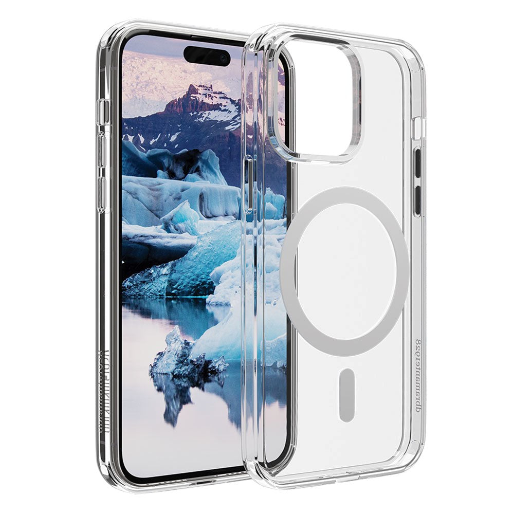 dbramante1928 iPhone 15 Pro Iceland Pro Cover - 100% Genbrugsplast - MagSafe Kompatibel - Gennemsigtig