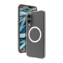 dbramante1928 Samsung Galaxy S25 Edge Iceland Pro Cover - 100% Genbrugsplast - MagSafe Kompatibel - Gennemsigtig / Hvid