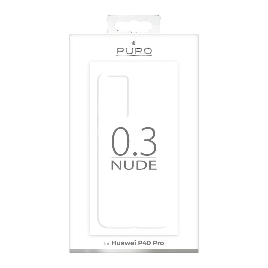 Huawei P40 Pro Puro "NUDE" Ultra Slim Cover 0.3mm Gennemsigtig