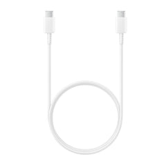 Original Samsung USB-C til USB-C Kabel 25W (3A) - EP-DA705BWE - 1m - Hvid