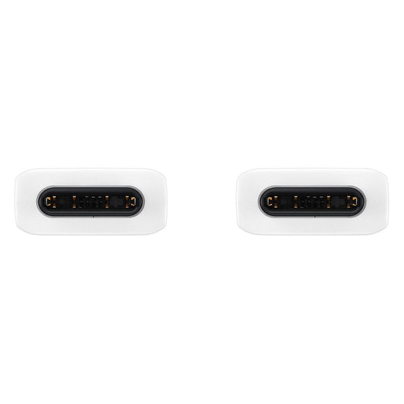 Original Samsung USB-C til USB-C Kabel 25W (3A) - EP-DA705BWE - 1m - Hvid