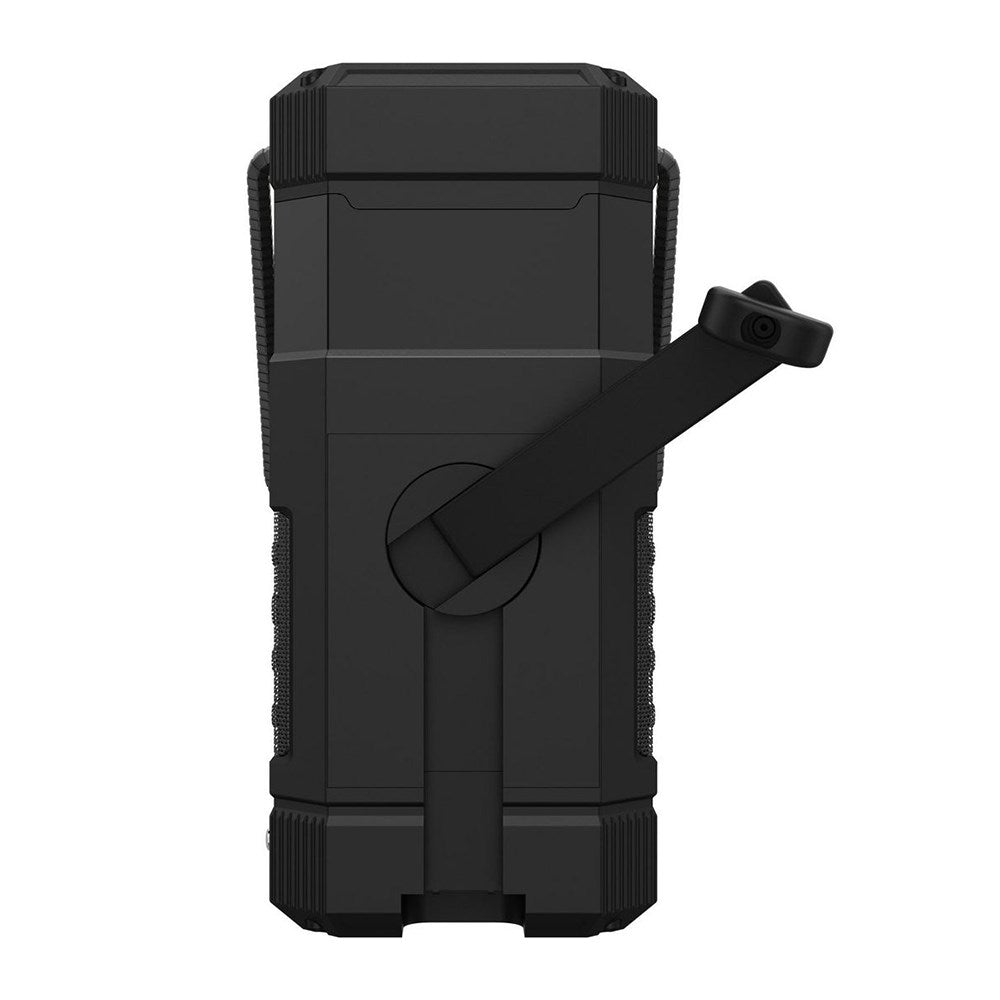 Sandberg Survivor Lantern Powerbank 10.000 mAh m. Solcelle Opladning, Lygte og Radio - USB-A - Sort
