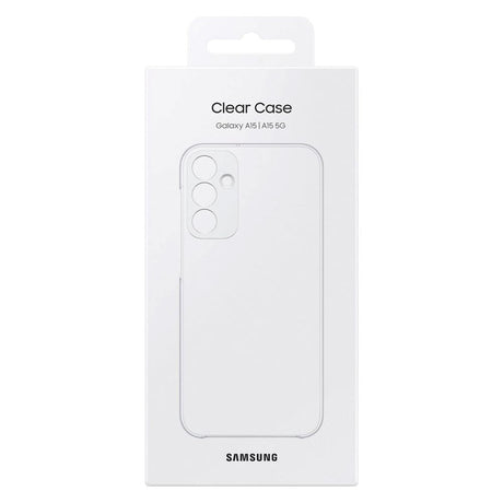 Original Samsung Galaxy A15 (5G) / A15 Clear Cover EF-QA156CTEGWW - Gennemsigtig