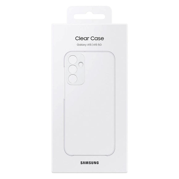 Original Samsung Galaxy A15 (5G) / A15 Clear Cover EF-QA156CTEGWW - Gennemsigtig