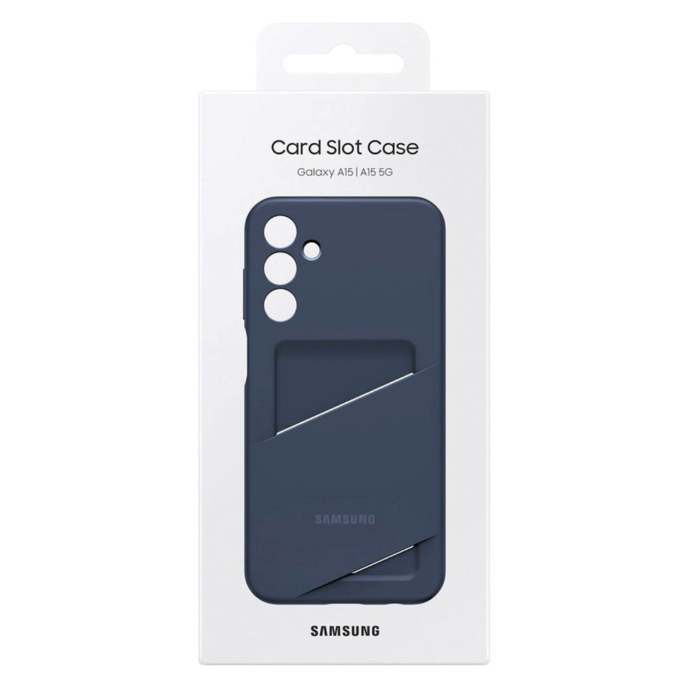 Original Samsung Galaxy A15 (5G) / A15 Card Slot Cover EF-OA156TBEGWW - Blå