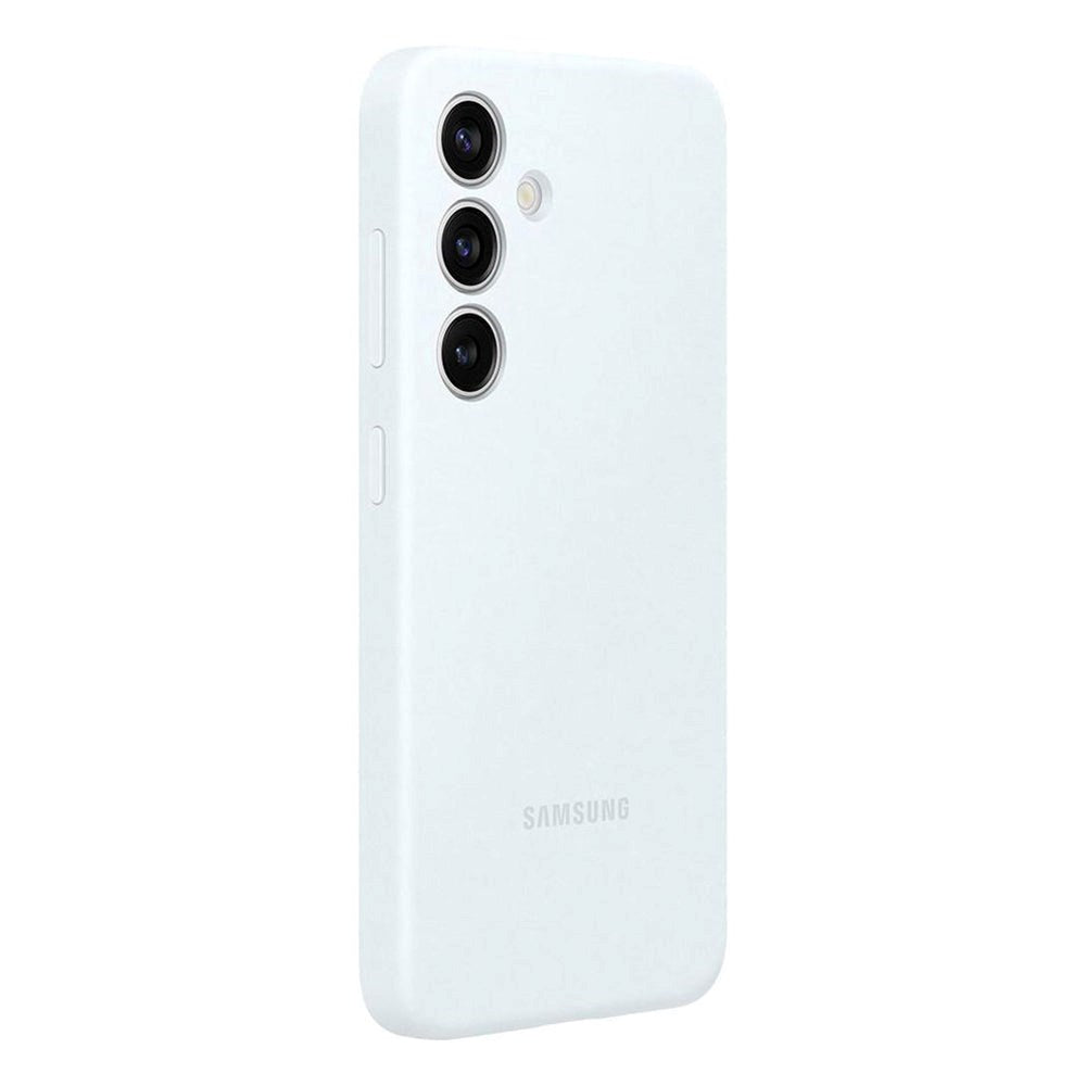 Original Samsung Galaxy S24 Silikone Cover - Hvid (EF-PS921TWEGWW)