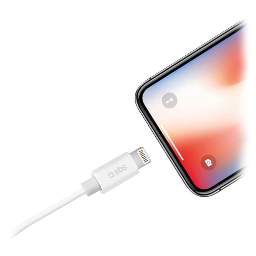 SBS Studio Mix 100 Hovedtelefon In-Ear m. Lightning & Mikrofon - Hvid