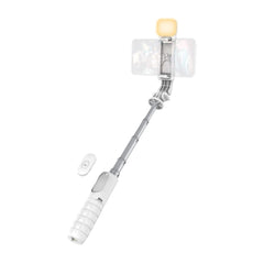 T'NB Influence Pro 2-in-1 Selfie Stang m. Tripodfunktion og LED Lys - Hvid