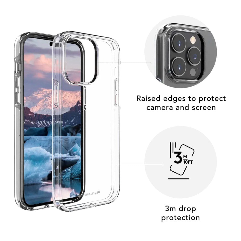 dbramante1928 iPhone 12/12 Pro Iceland Pro Cover - 100% Genbrugsplast - Gennemsigtig