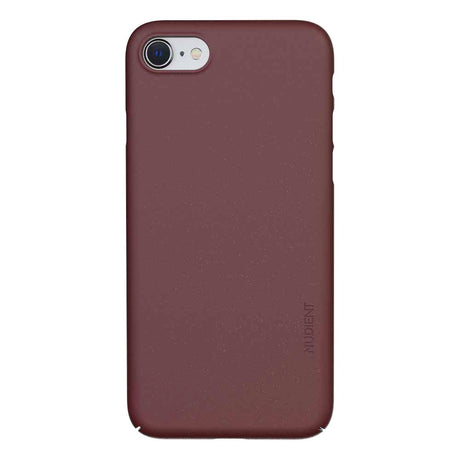 Nudient Thin Case V3 iPhone SE (2022 / 2020) / 8 / 7 Cover - Sangria Red