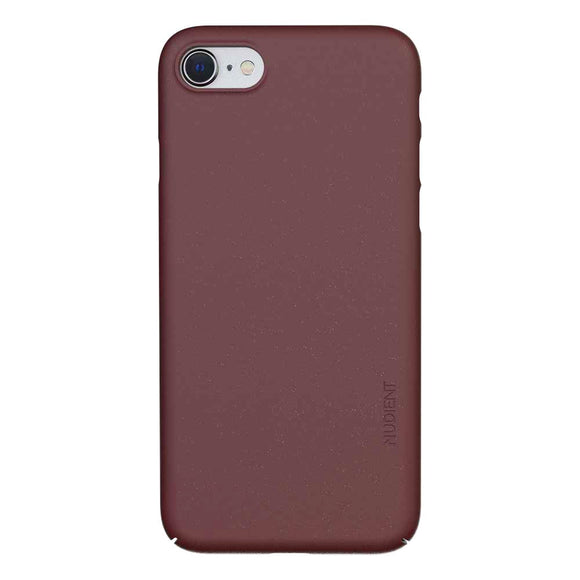Nudient Thin Case V3 iPhone SE (2022 / 2020) / 8 / 7 Cover - Sangria Red