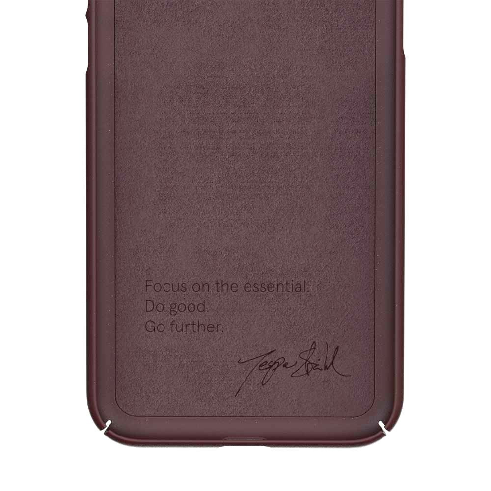 Nudient Thin Case V3 iPhone SE (2022 / 2020) / 8 / 7 Cover - Sangria Red