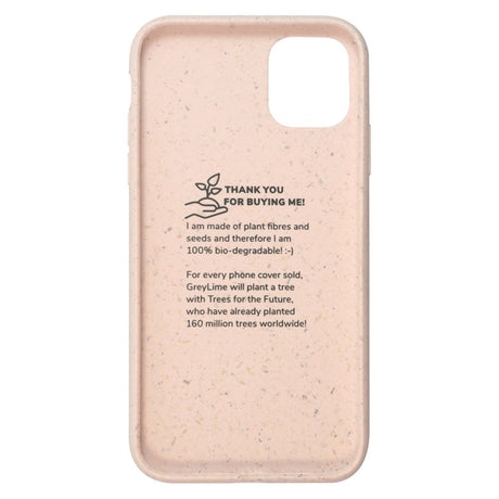 iPhone 11 GreyLime 100% Plantebaseret Cover - Peach - Køb et Cover & Plant et træ