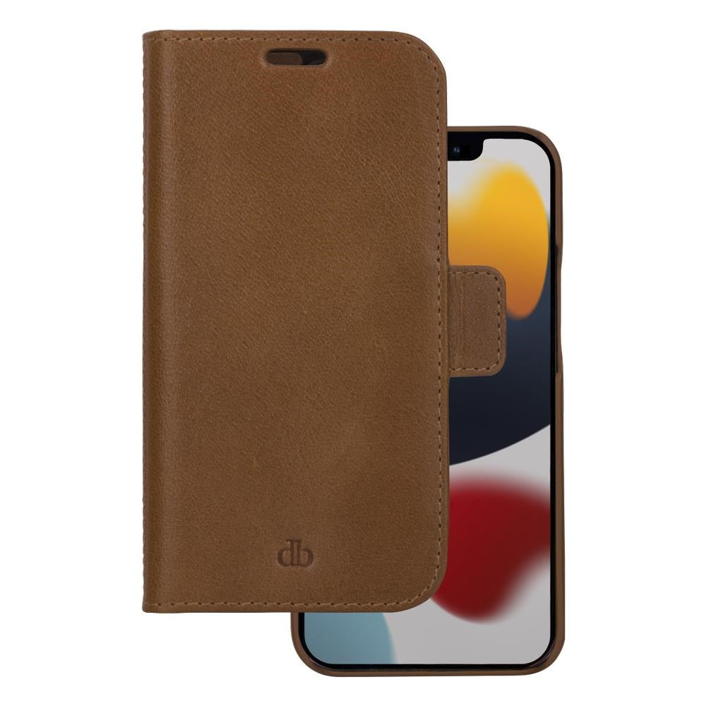iPhone 13 Pro Max dbramante1928 Lynge Ægte Læder Magnet Cover - Tan
