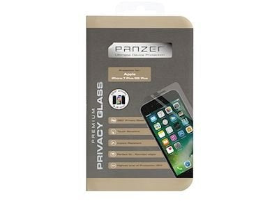 iPhone 7 Plus PREMIUM PANZER 2 Way Privacy Tempered Glass - Gennemsigtig