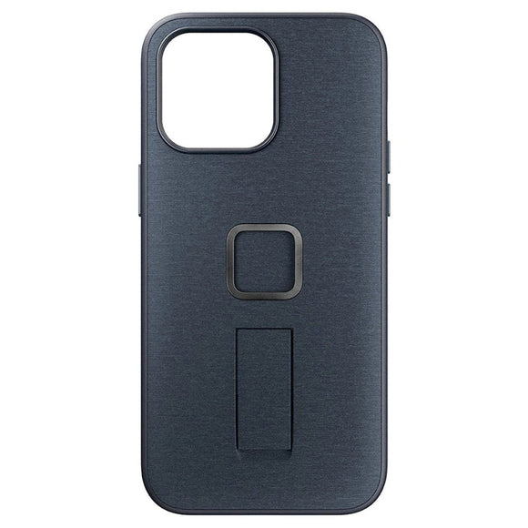 iPhone 15 Pro Max Peak Design Stof Cover m. SlimLink Beslag & Finger Loop - MagSafe Kompatibel - Midnight