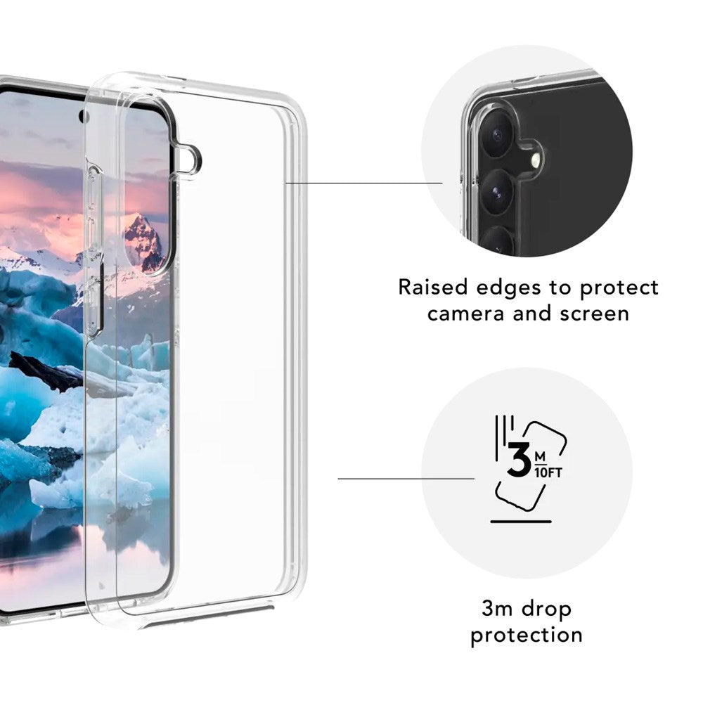 dbramante1928 Samsung Galaxy S23 FE Iceland Pro Cover - 100% Genbrugsplast - Gennemsigtig