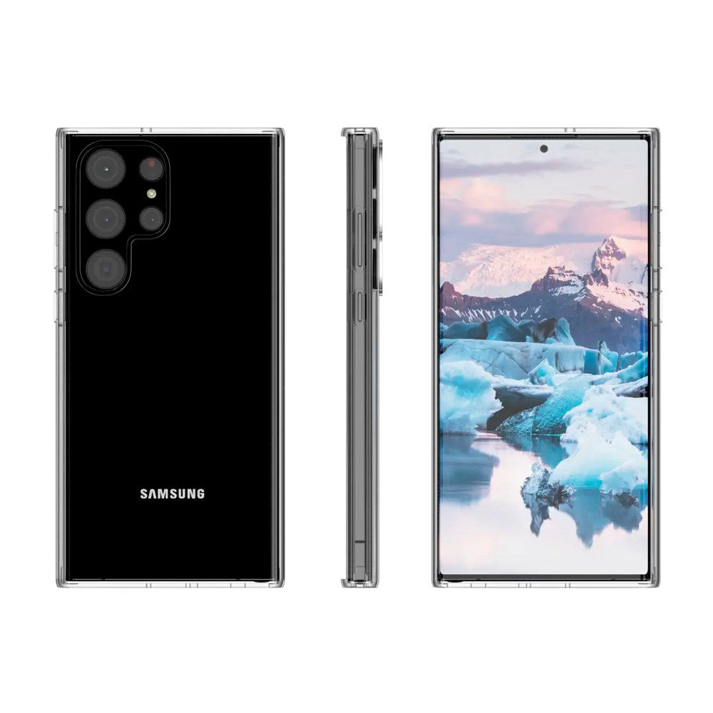 dbramante1928 Samsung Galaxy S23 Ultra Iceland Pro Cover - 100% Genbrugsplast - Gennemsigtig