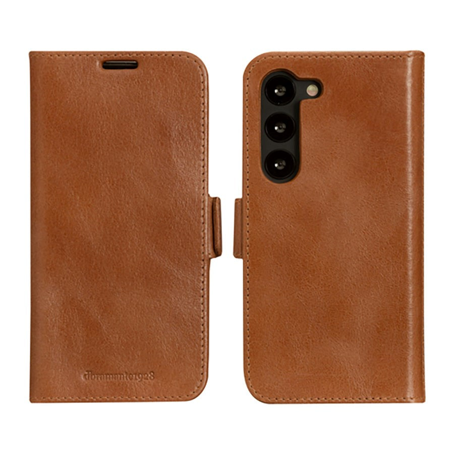 Samsung Galaxy S23 dbramante1928 Lynge Ægte Læder Magnet Cover - Tan