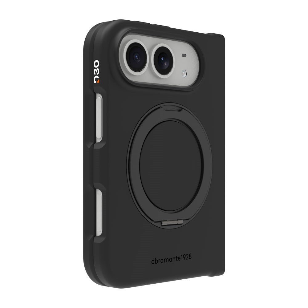 iPhone Duo dbramante1928 Iceland Ultra D30 Kick Cover - MagSafe Kompatibel - Black
