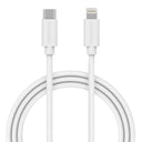 Smartline (3A/15W) USB-C til Lightning Kabel 2 m. - Hvid