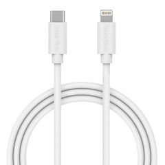 Smartline (3A/15W) USB-C til Lightning Kabel 2 m. - Hvid