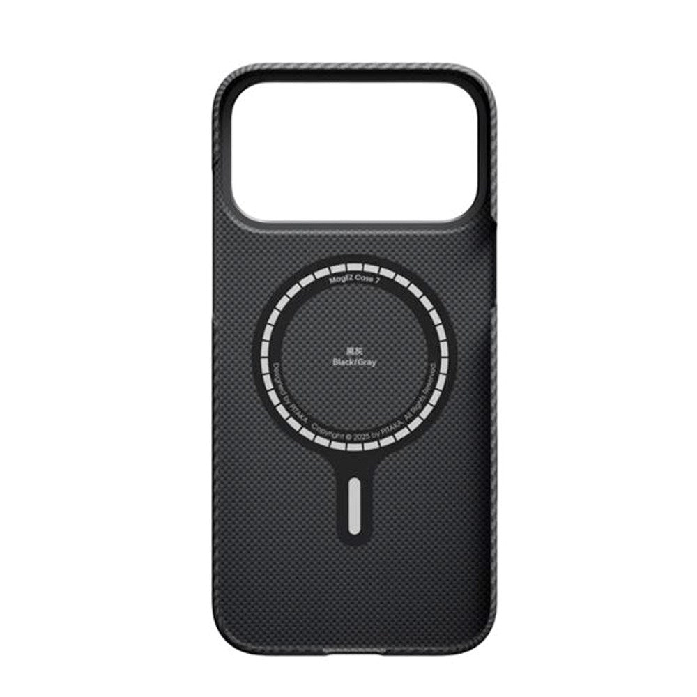 iPhone 17 Pro PITAKA Ultra Slim Cover - MagSafe Kompatibel - Black / Grey