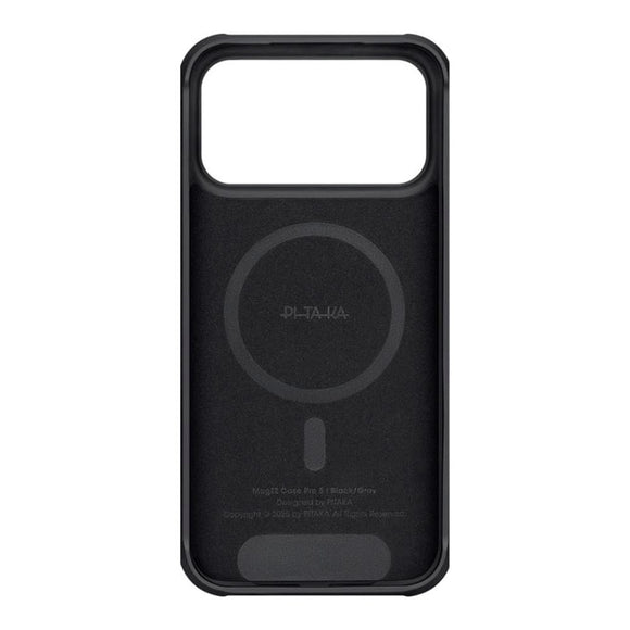 iPhone 17 Pro PITAKA Aramid ProGuard Cover - MagSafe Kompatibel - Black / Grey