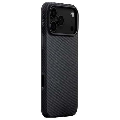 iPhone 17 Pro PITAKA Aramid UltraGuard Cover - MagSafe Kompatibel - Black / Grey