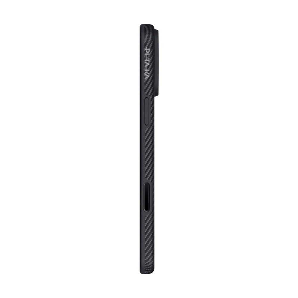 iPhone 17 Pro PITAKA Aramid UltraGuard Cover - MagSafe Kompatibel - Black / Grey
