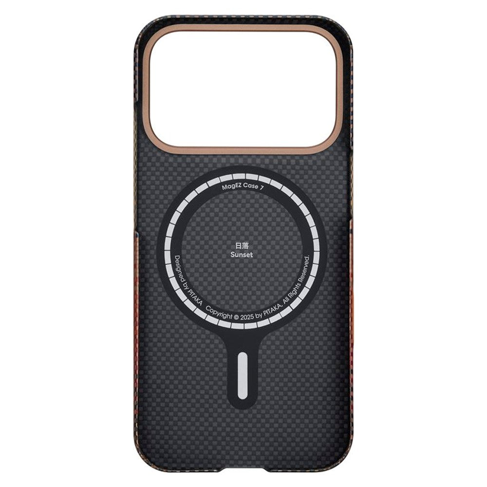 iPhone 17 Pro Max PITAKA Ultra Slim Cover - MagSafe Kompatibel - Sunset