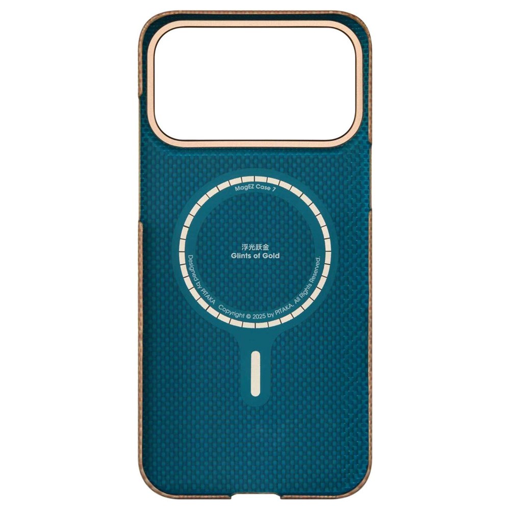 iPhone 17 Pro PITAKA Ultra Slim Cover - MagSafe Kompatibel - Golden Glint