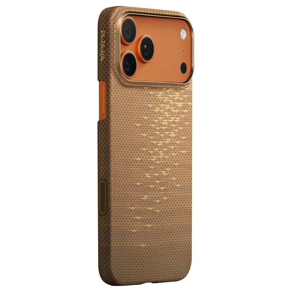 iPhone 17 Pro Max PITAKA Ultra Slim Cover - MagSafe Kompatibel - Golden Glint