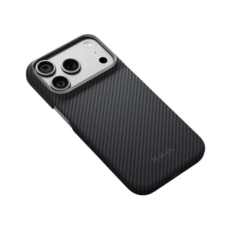 iPhone 18 Pro / 17 Pro Pitaka Edge Cover - MagSafe Kompatibel - Sort / Grå