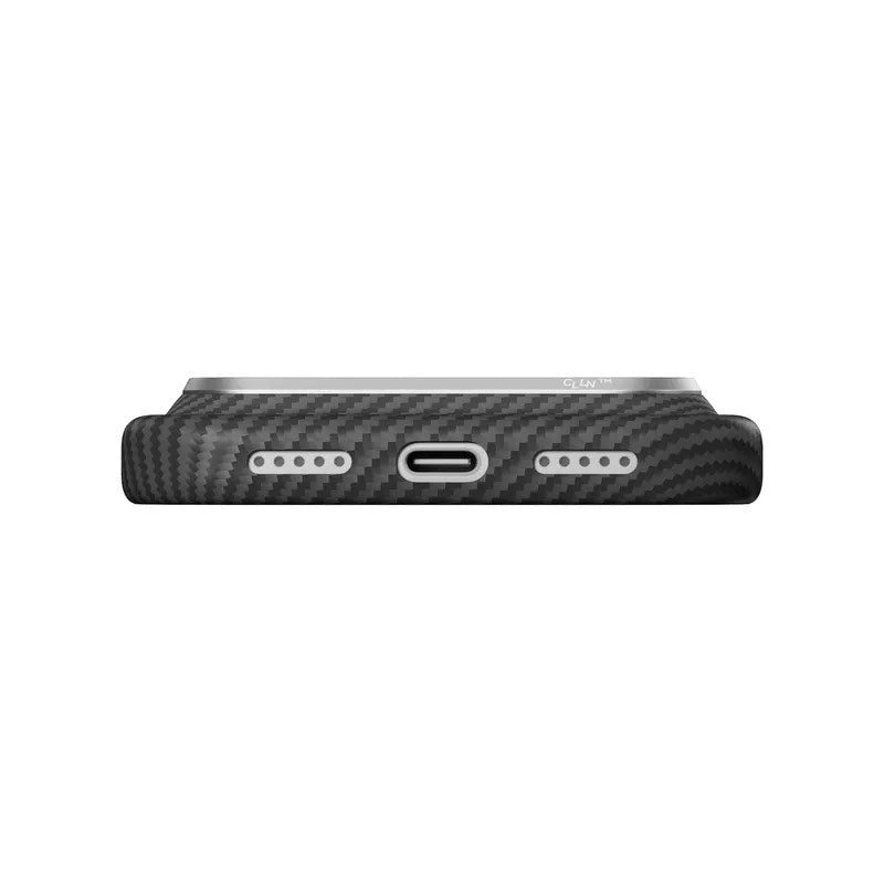 iPhone 18 Pro / 17 Pro Pitaka Edge Cover - MagSafe Kompatibel - Sort / Grå