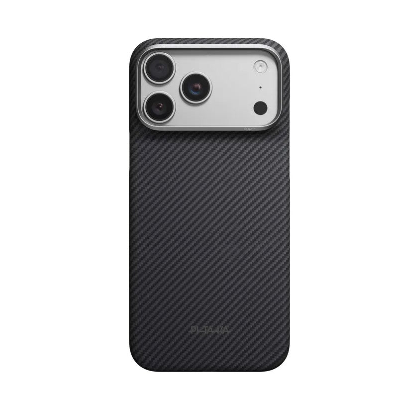 iPhone 18 Pro Max / 17 Pro Max Pitaka Edge Cover - MagSafe Kompatibel - Sort / Grå